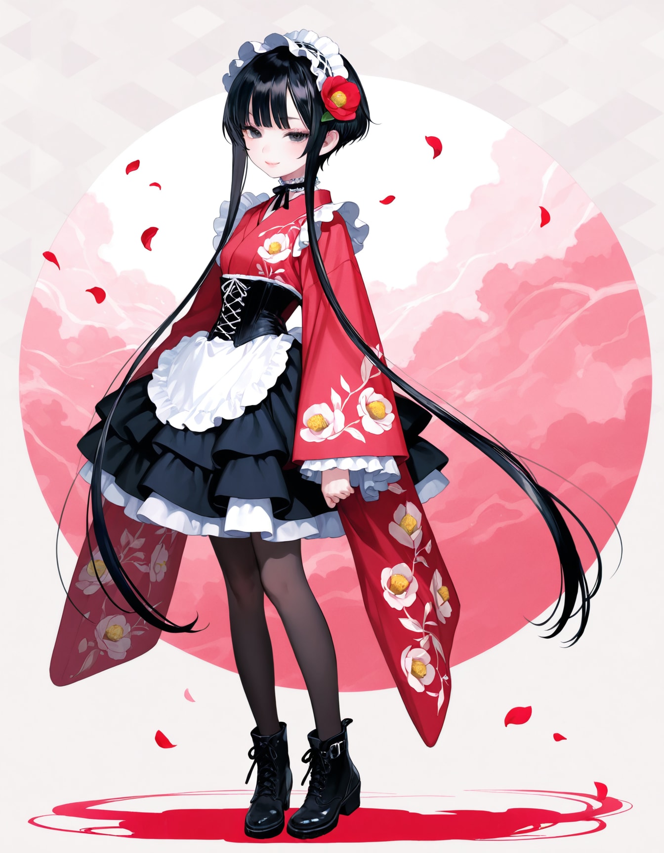 和ゴスメイド | の人気AIイラスト・グラビア
