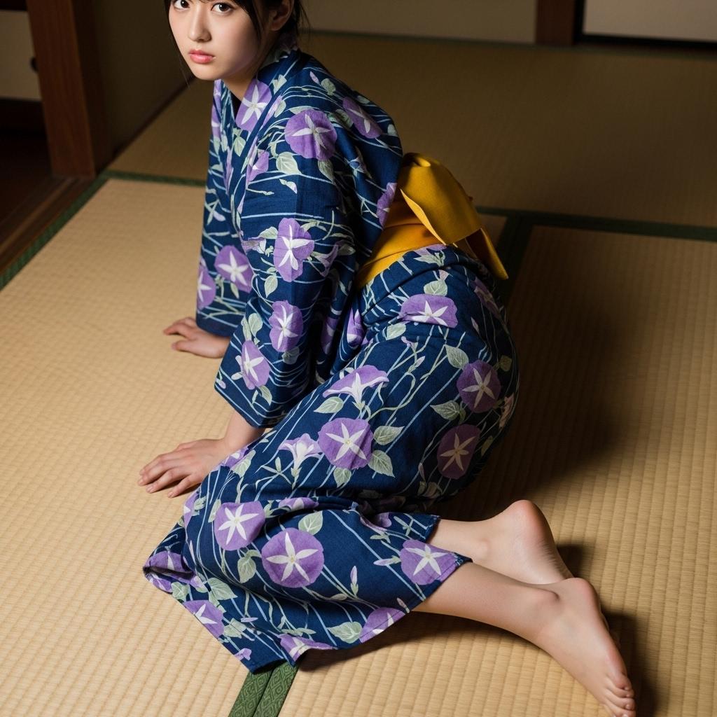 お願い、やめて･･･　座敷で
