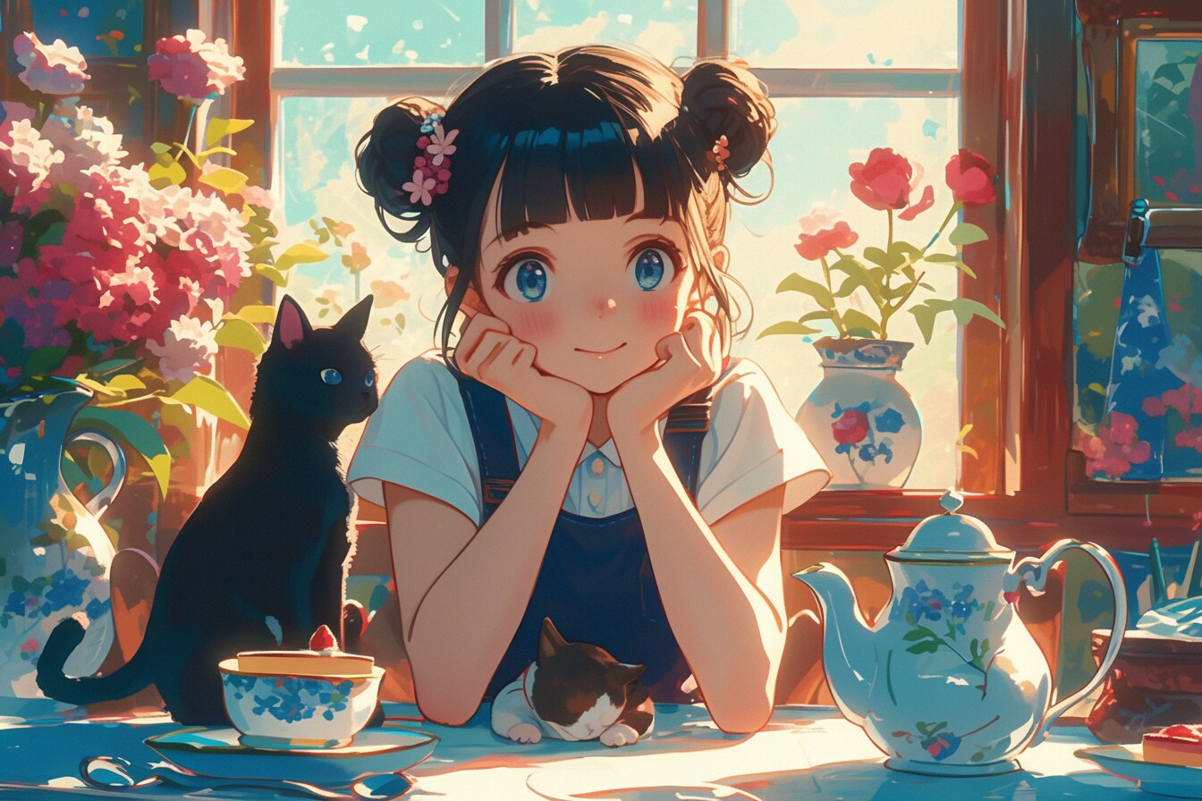 猫🐈とおだんごちゃん🍡✨176