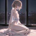 夜景を眺める美少女 2枚目
