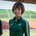 英愛女学館陸上部②(高等部エース①) 2枚目
