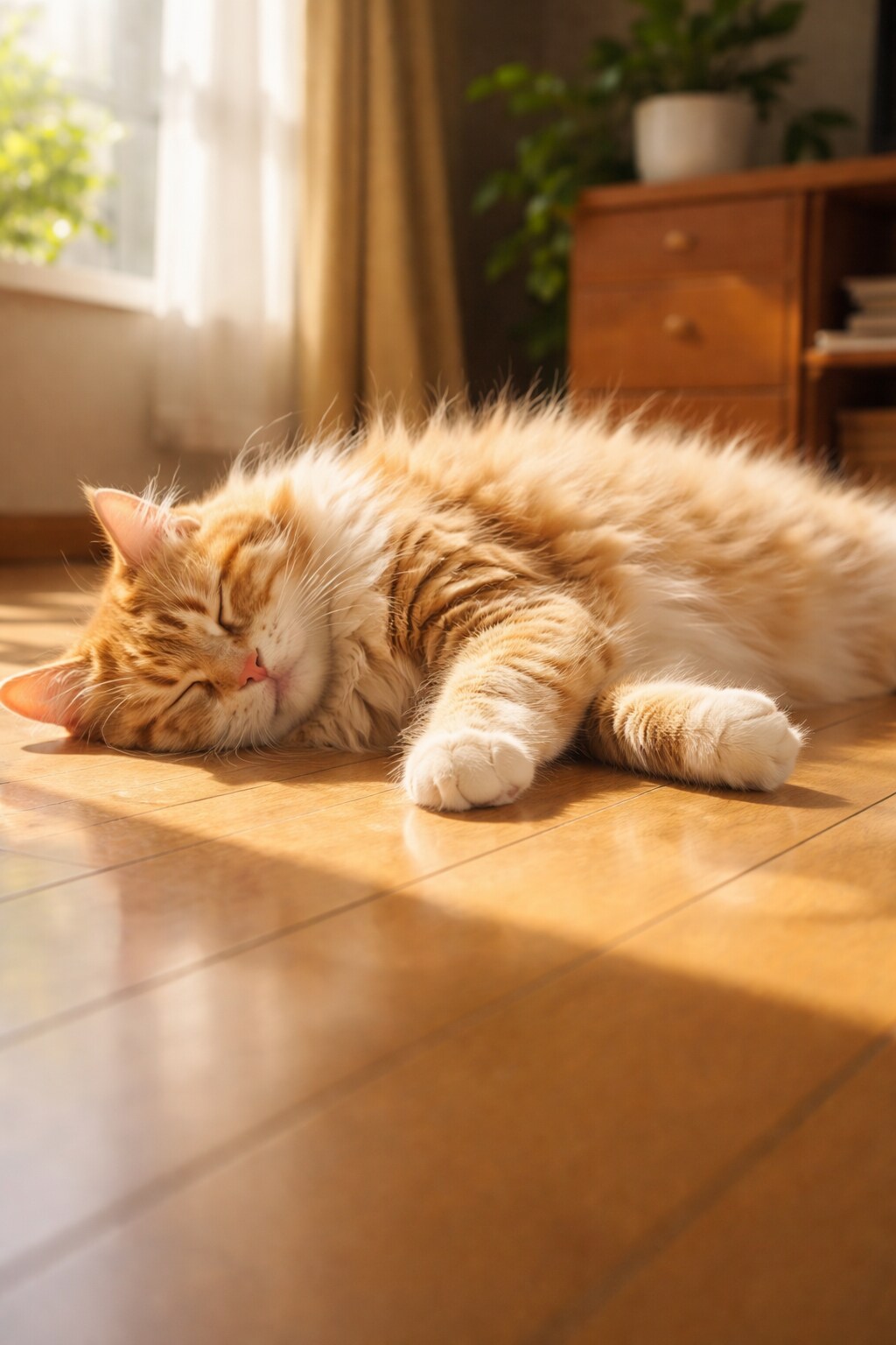おちているねこ