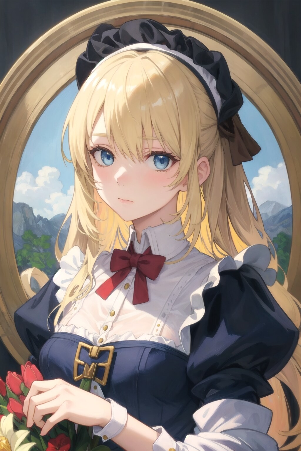 V4B 最高 ユーザー企画参加画像　ー アルフォンソ・ミュシャ風 ー