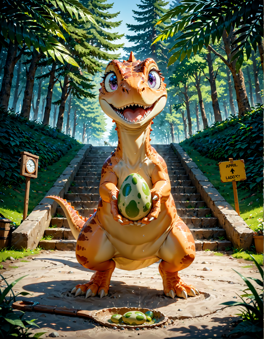 今日は恐竜の日