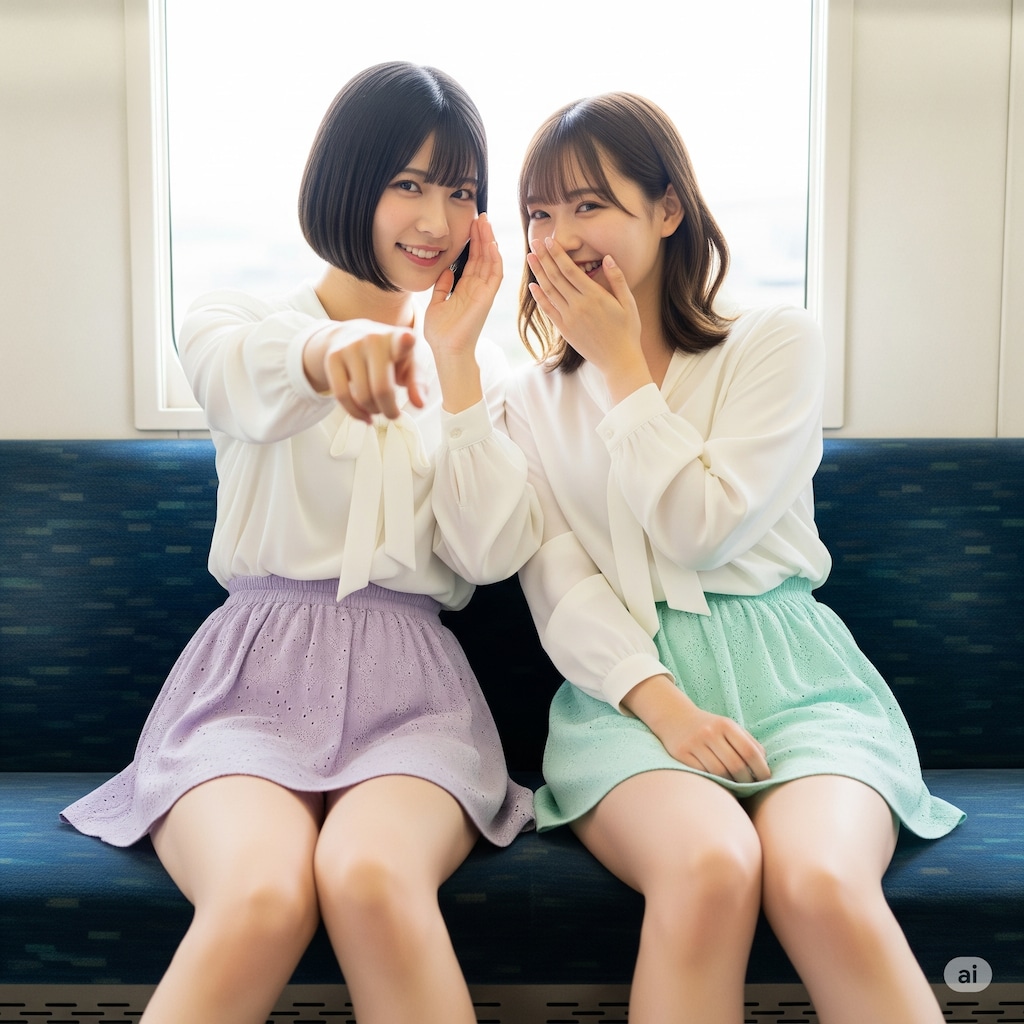 今日の隣席の女性