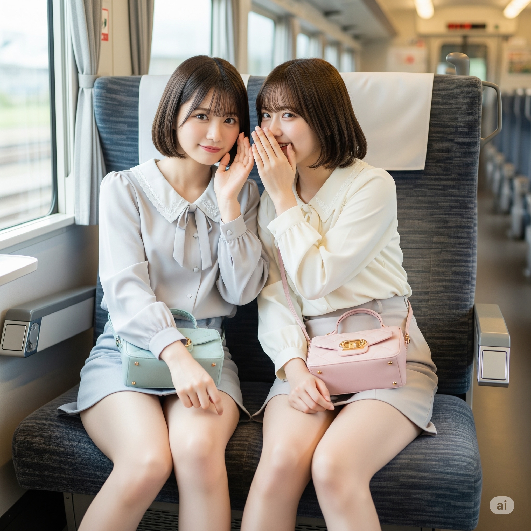 今日の隣席の女性 | の人気AIイラスト・グラビア