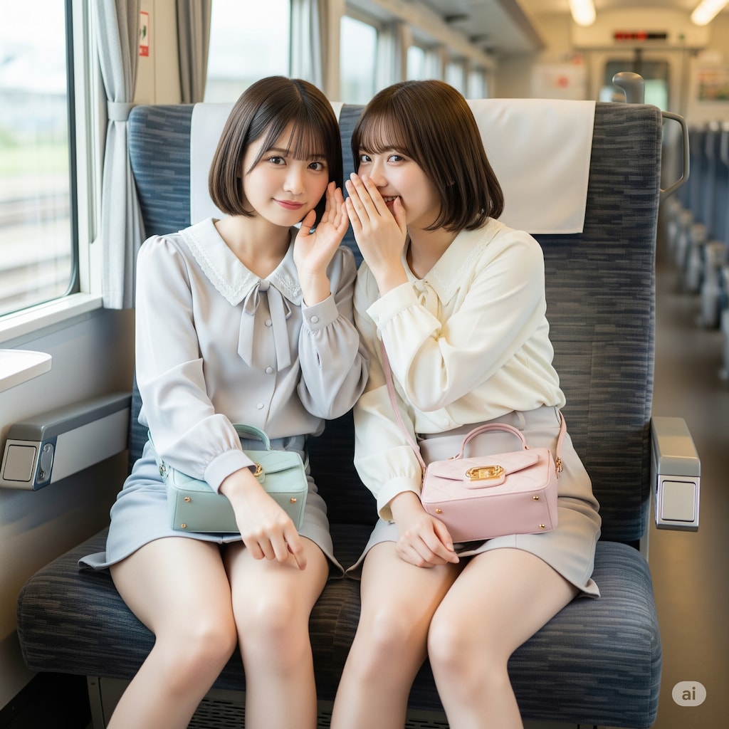 今日の隣席の女性