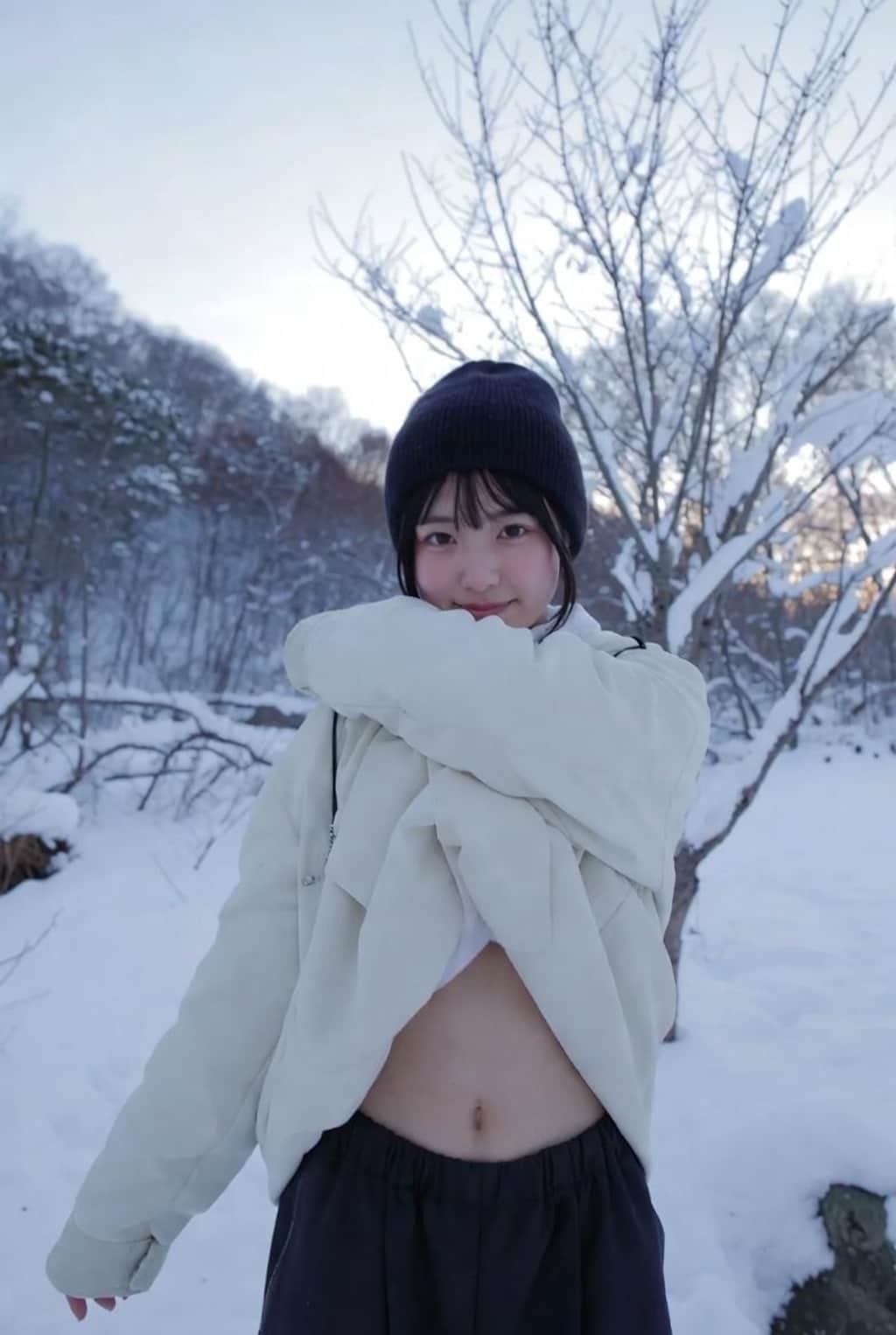 おへそを見せてほしいと頼んでみた