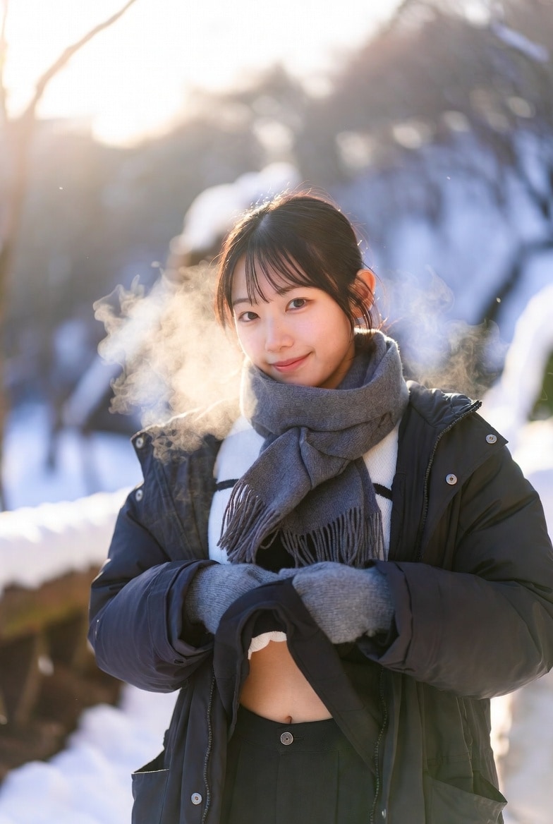 おへそを見せてほしいと頼んでみた | の人気AIイラスト・グラビア