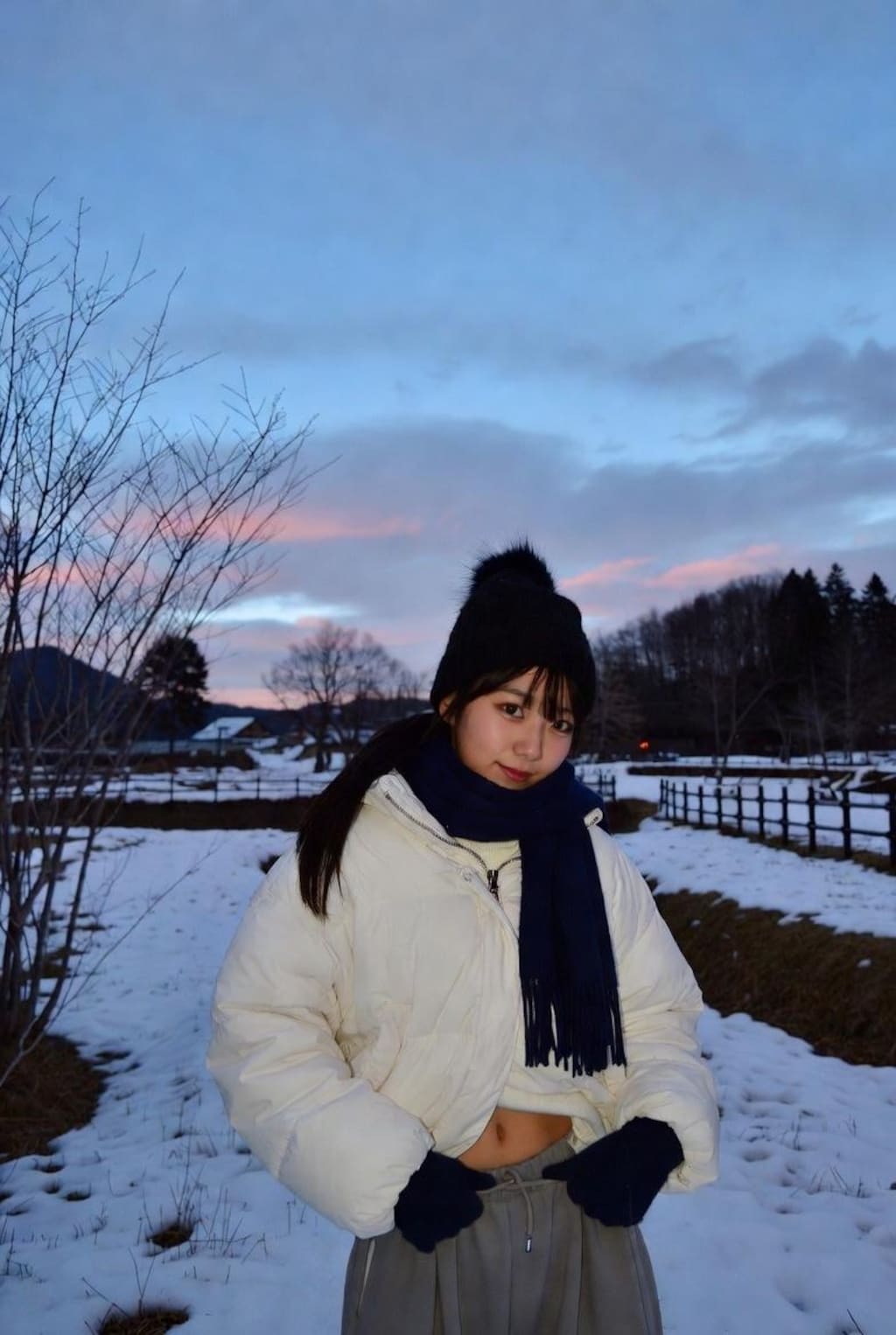 おへそを見せてほしいと頼んでみた