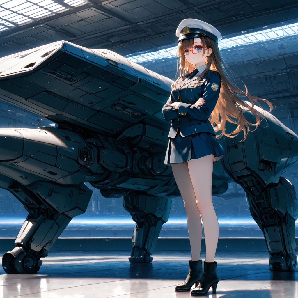 本艦にようこそ！私が艦長です。