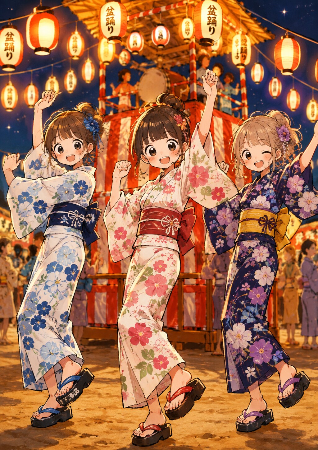 盆踊りガール