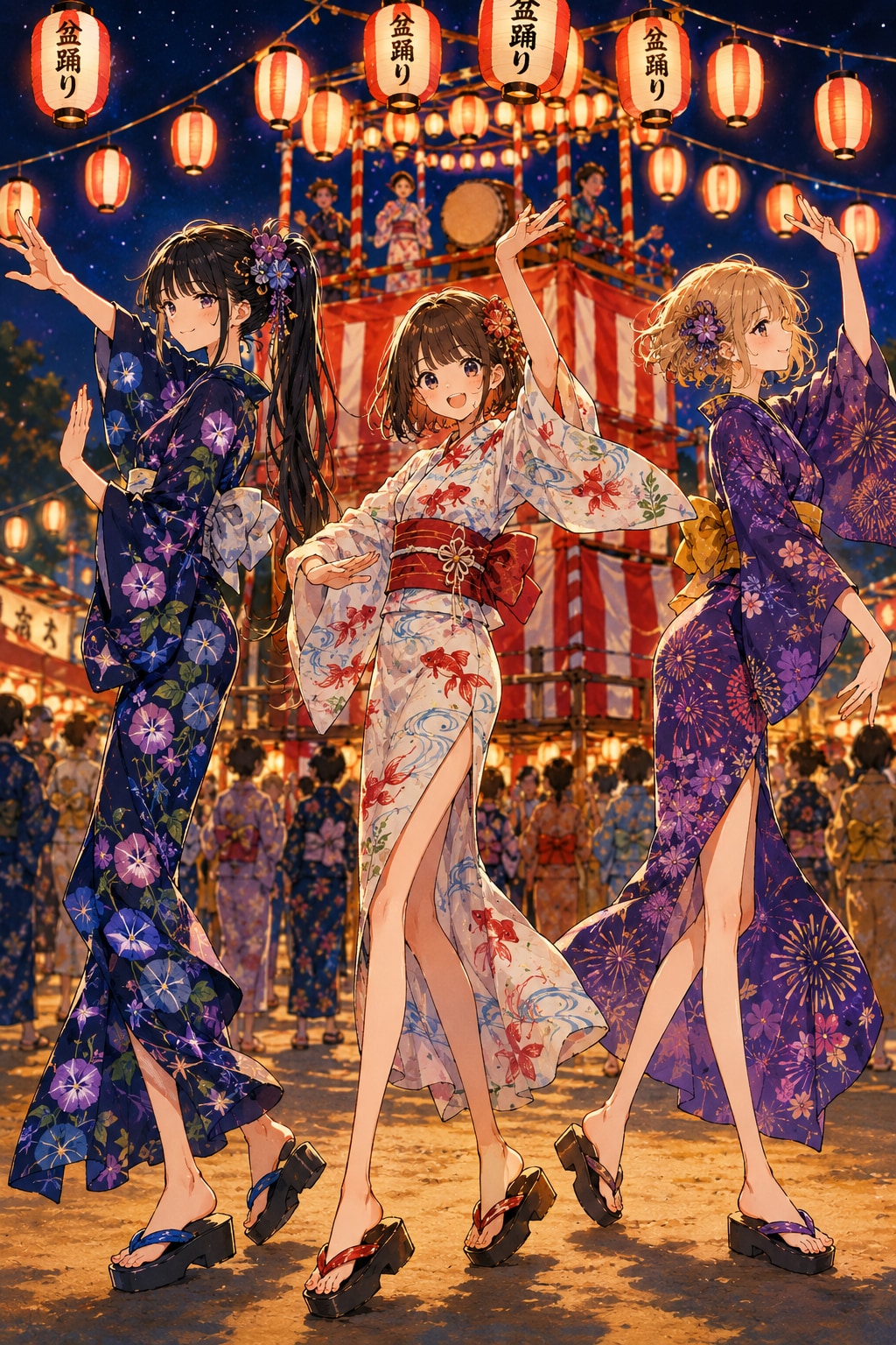 盆踊りガール