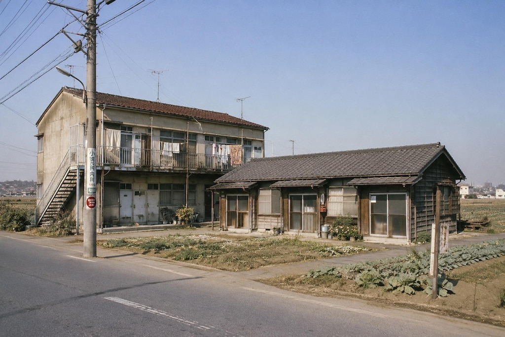 昭和50年代の東京郊外の風景