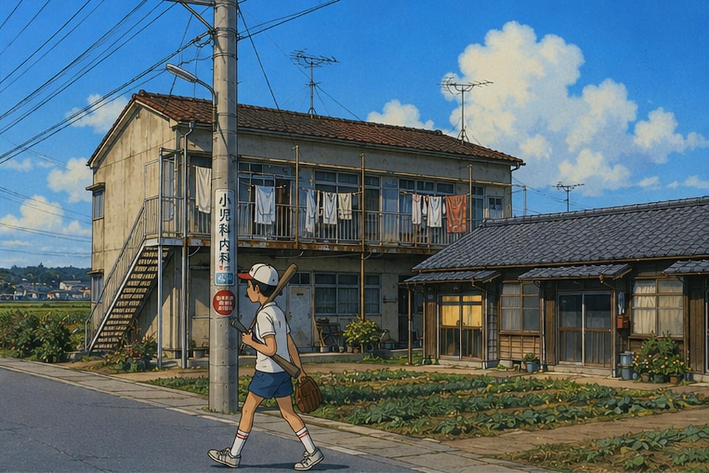 昭和50年代の東京郊外の風景