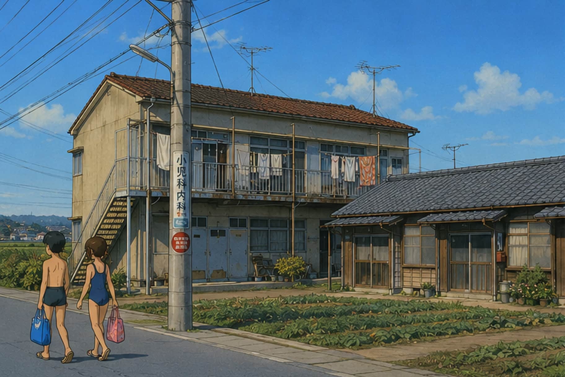 昭和50年代の東京郊外の風景