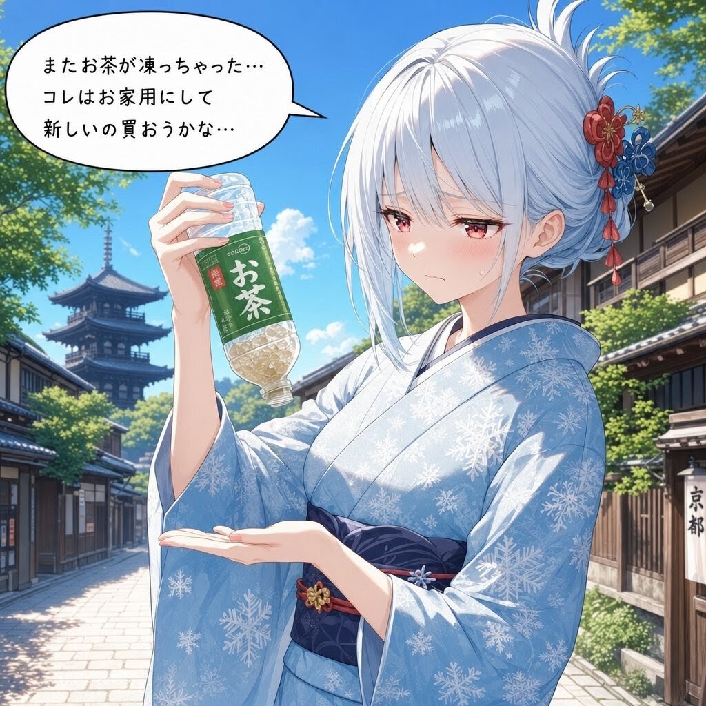 お茶を冷やし過ぎた雪女さん | の人気AIイラスト・グラビア