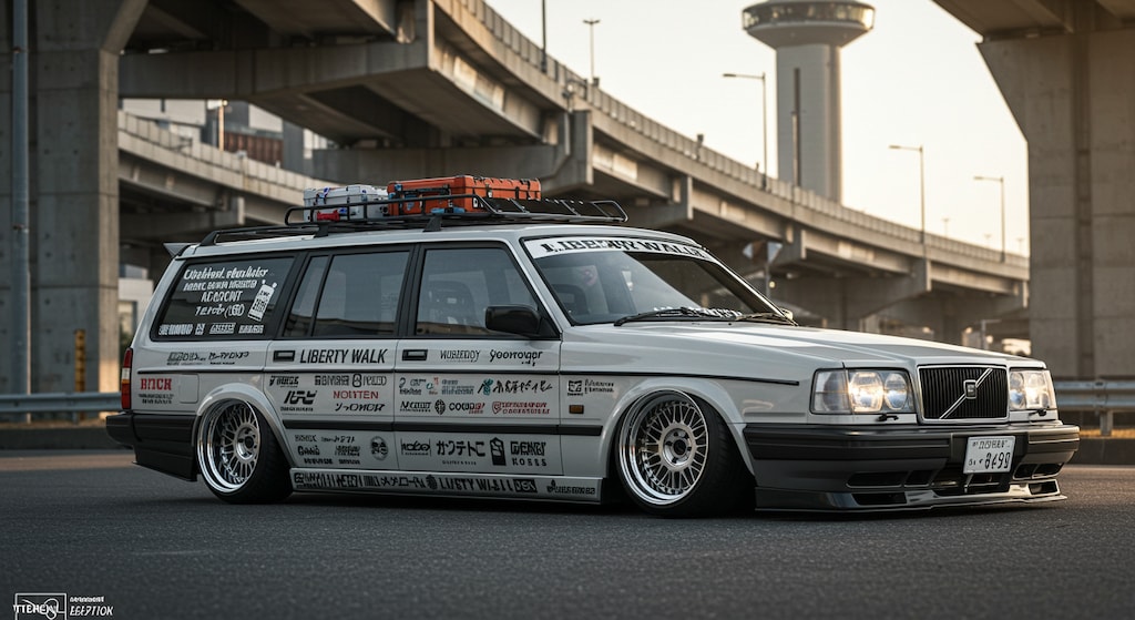 リバティーウォークボルボ240エステート