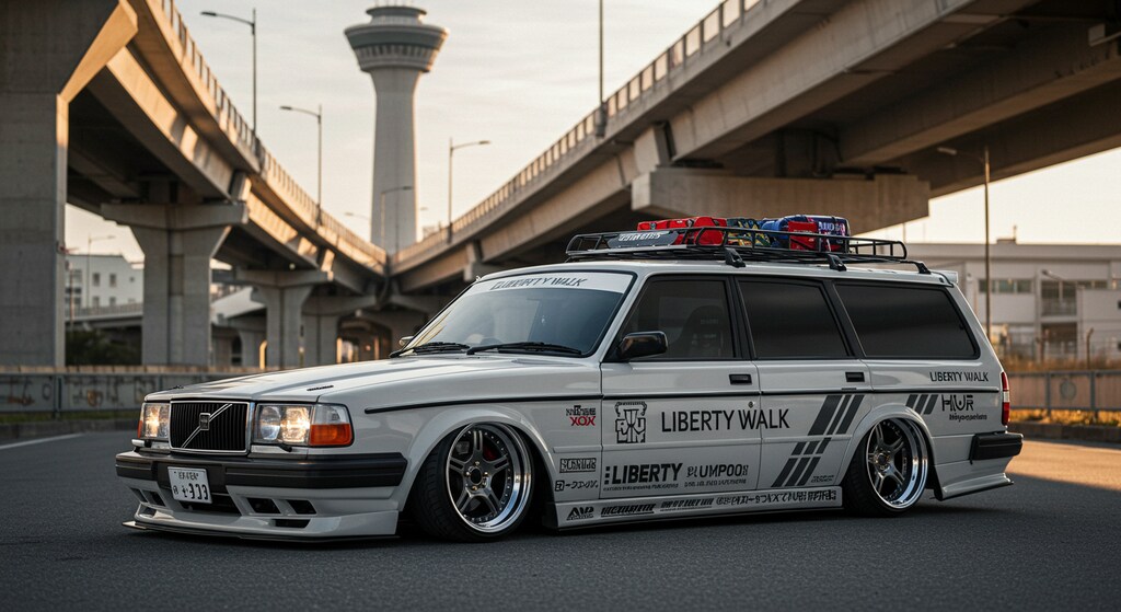 リバティーウォークボルボ240エステート