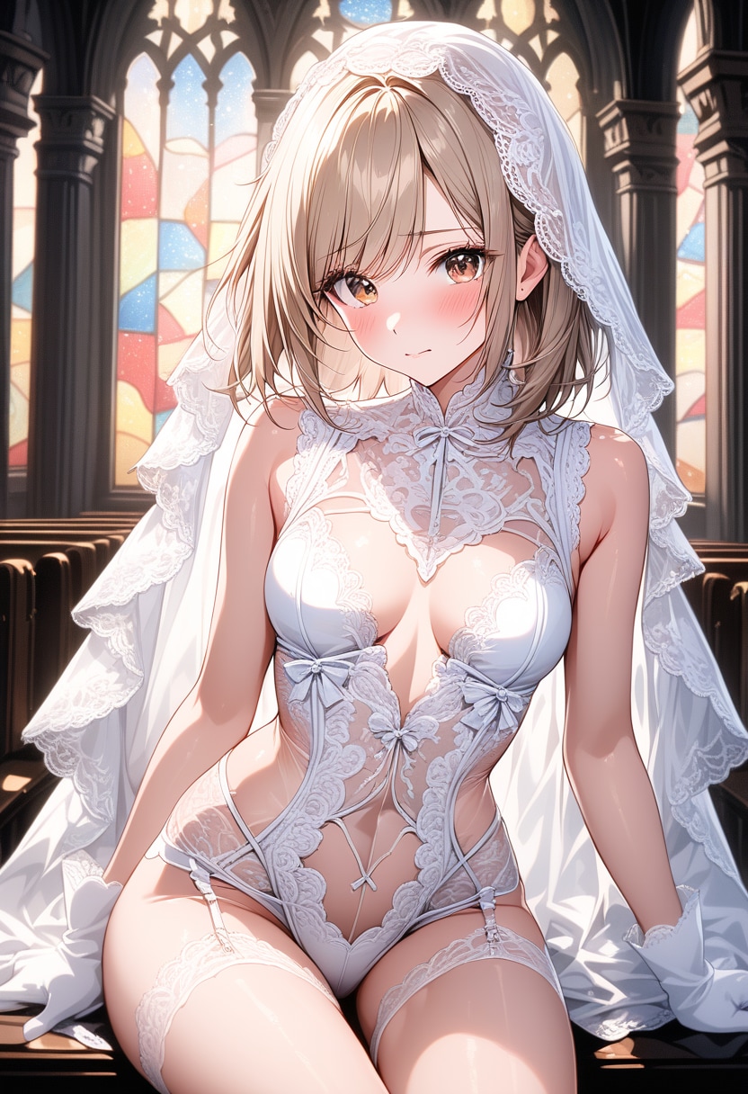 少し(?)えっちなウェディングドレス