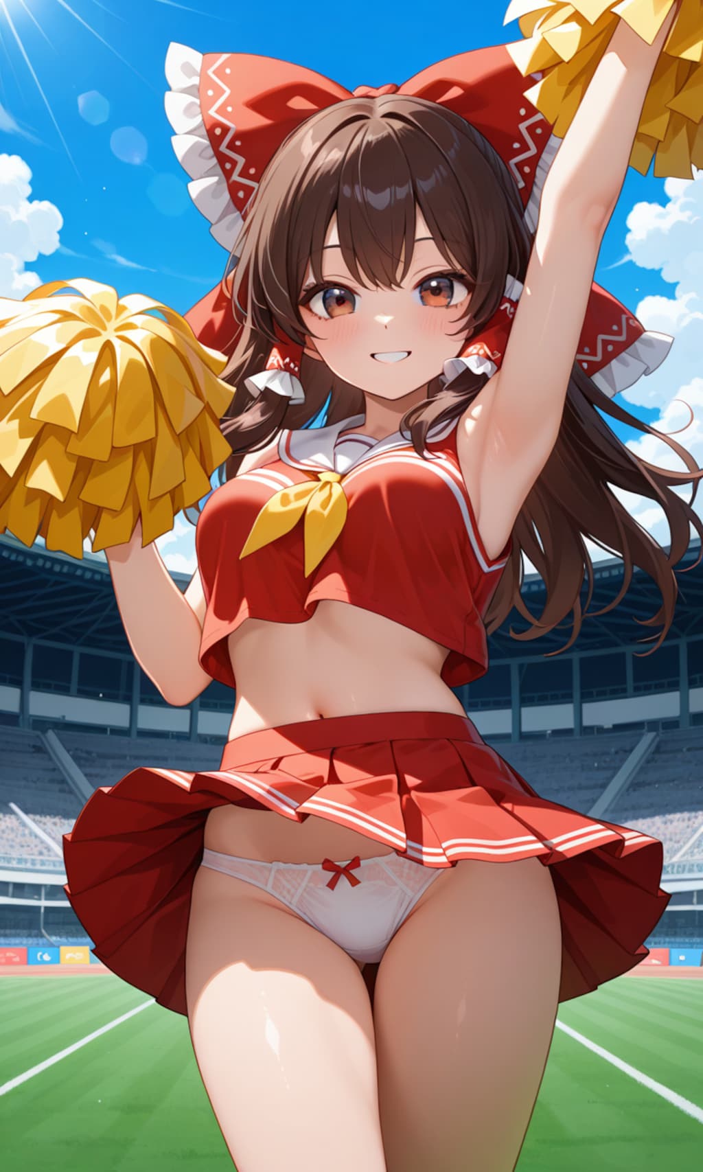 チアリーディング霊夢