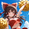 チアリーディング霊夢 6枚目