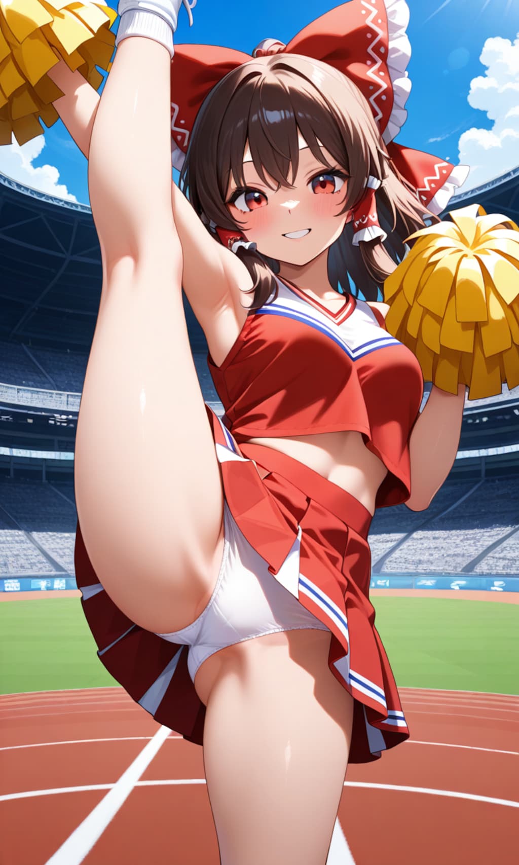 チアリーディング霊夢