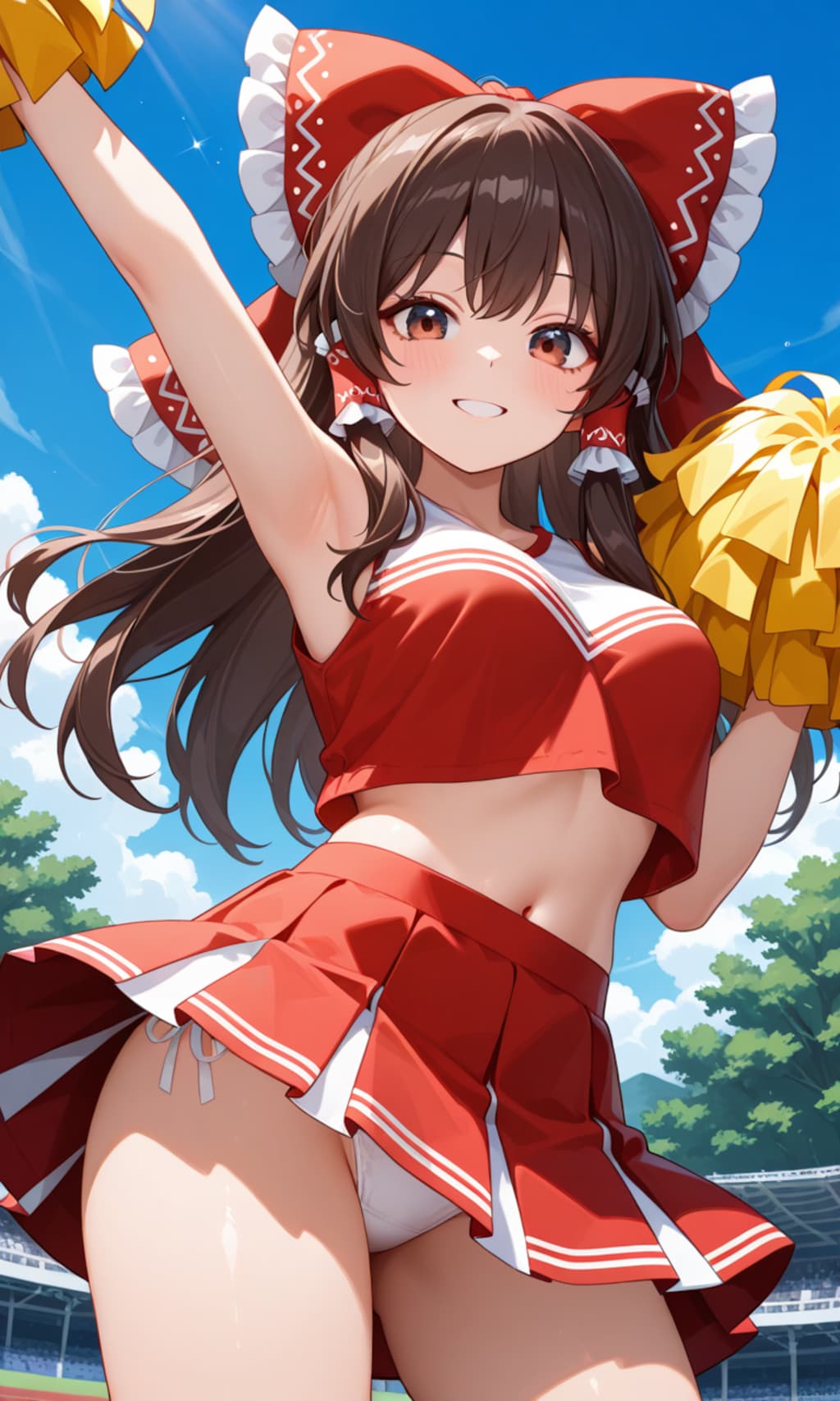チアリーディング霊夢