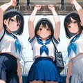 みんなでせーの、腋見せて（全年齢） 5枚目