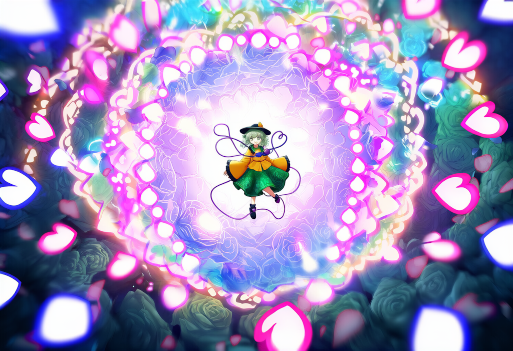 東方　古明地こいし　弾幕ごっこ　ワイド版