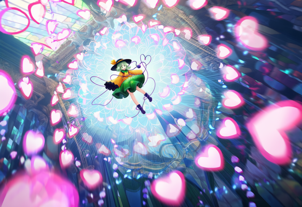 東方　古明地こいし　弾幕ごっこ　ワイド版