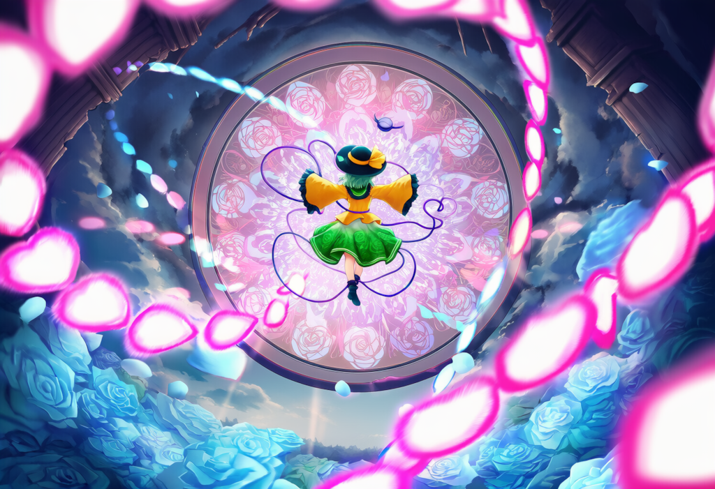 東方　古明地こいし　弾幕ごっこ　ワイド版