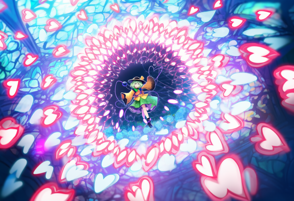 東方　古明地こいし　弾幕ごっこ　ワイド版