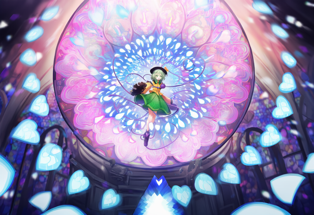 東方　古明地こいし　弾幕ごっこ　ワイド版