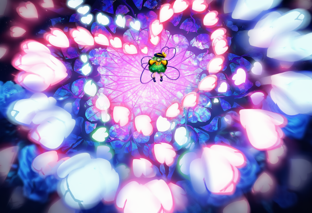 東方　古明地こいし　弾幕ごっこ　ワイド版