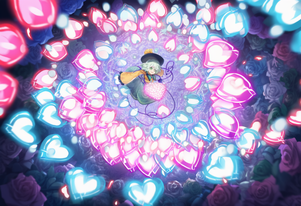 東方　古明地こいし　弾幕ごっこ　ワイド版