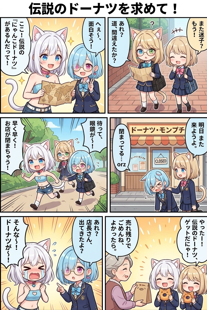 ドーナツとかに | の人気AIイラスト・グラビア