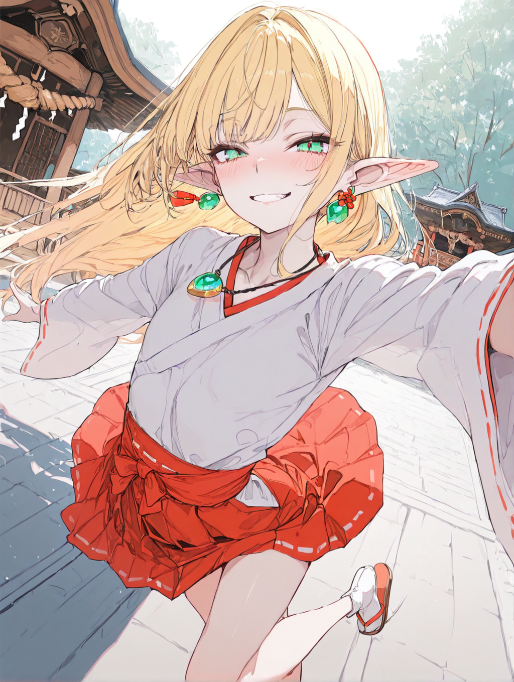 ぴょんぴょん大巫女