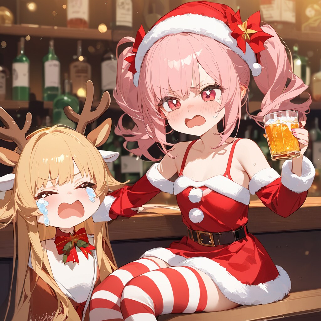おい、トナカイ！！アタシの酒が飲めないってのかい！？？