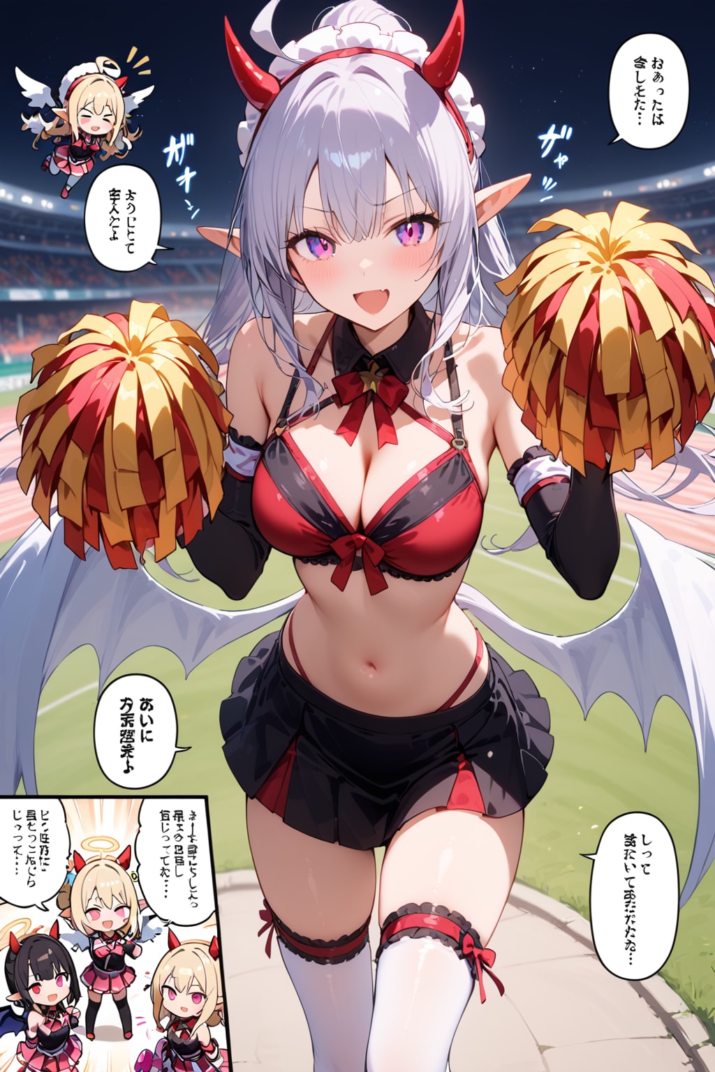 堕天使エルフ達のお騒がせ