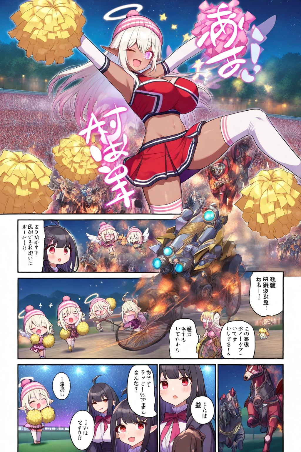 堕天使エルフ達のお騒がせ