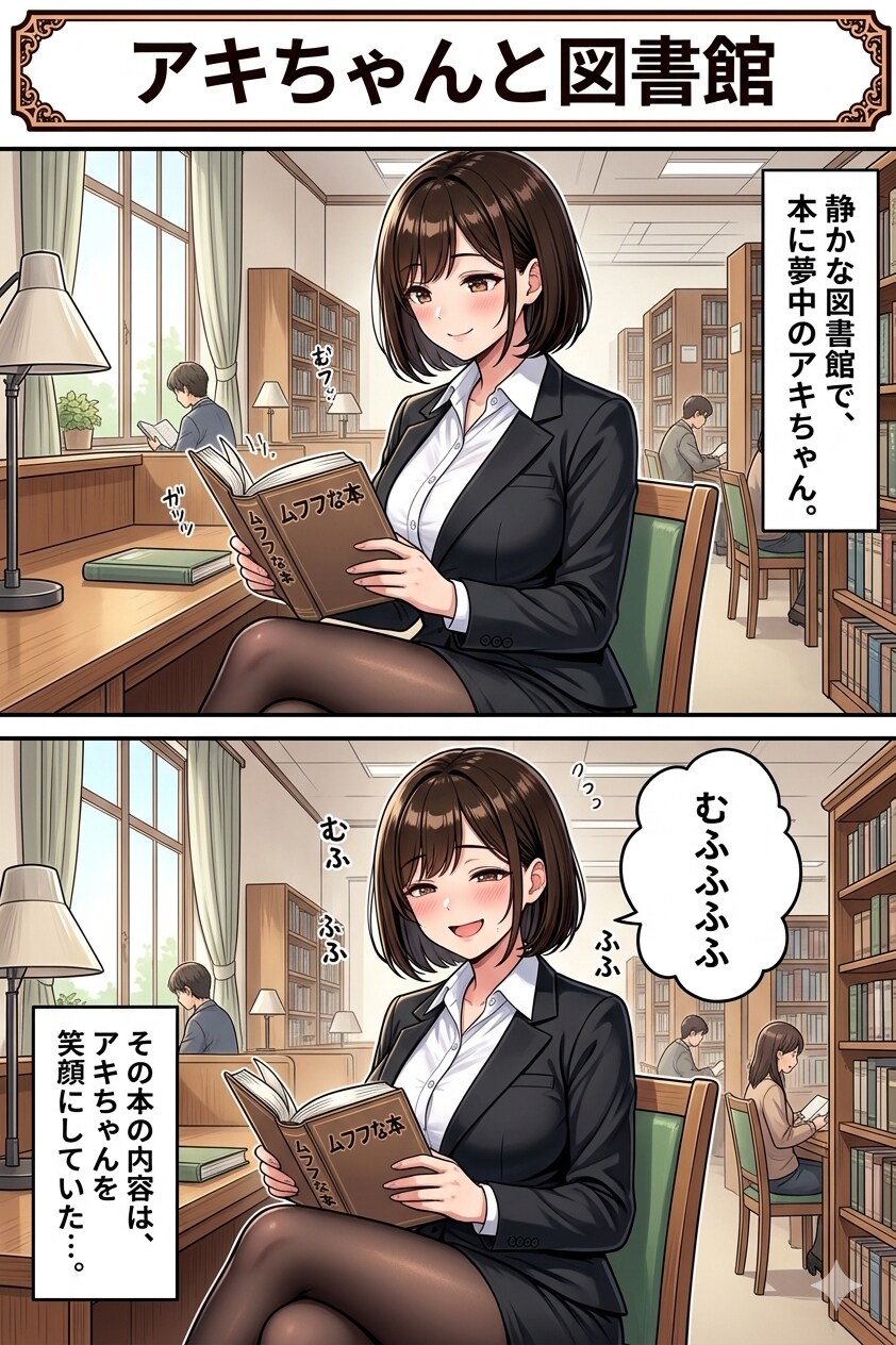 アキちゃんと図書館