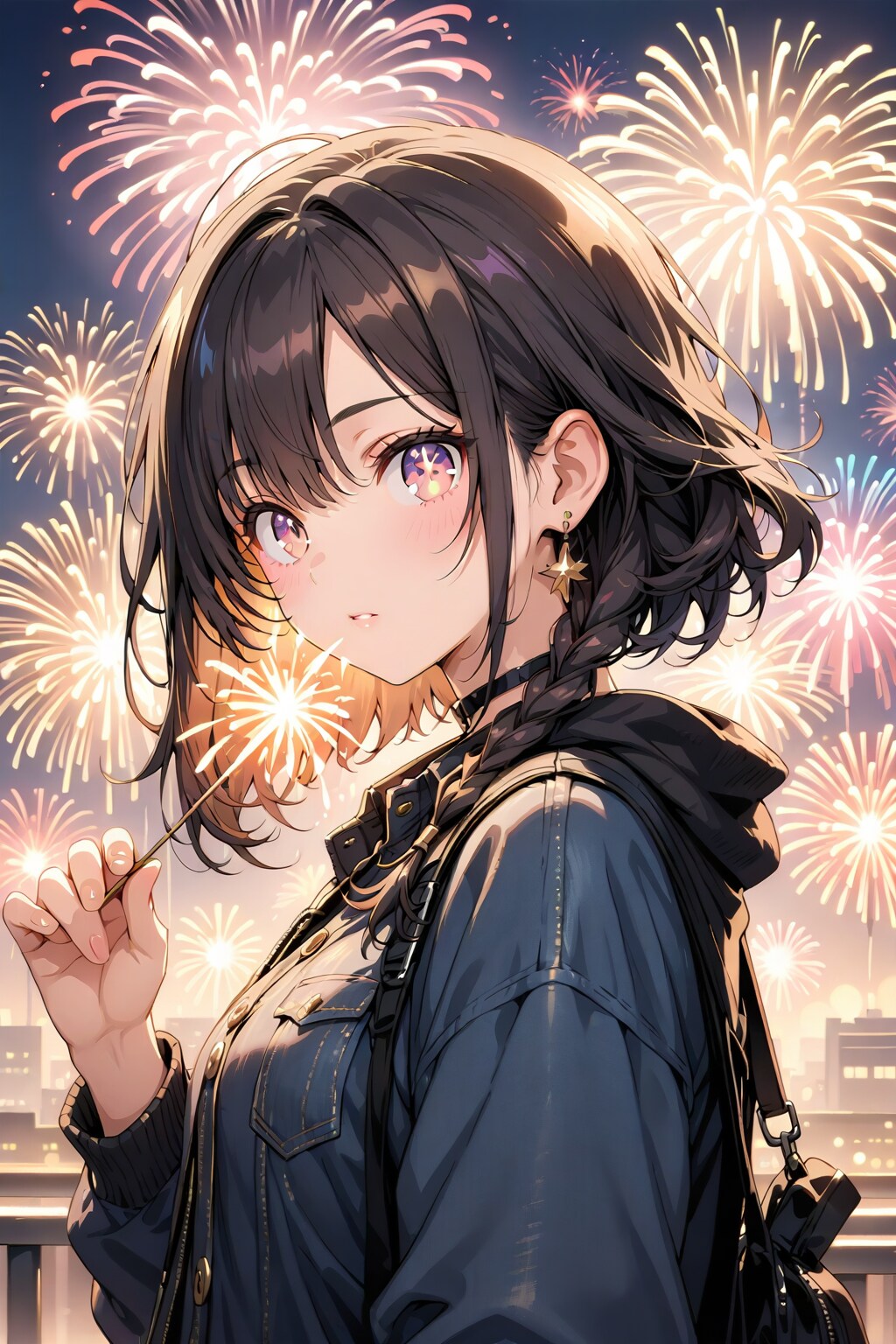 花火よりも君を見てしまう | の人気AIイラスト・グラビア