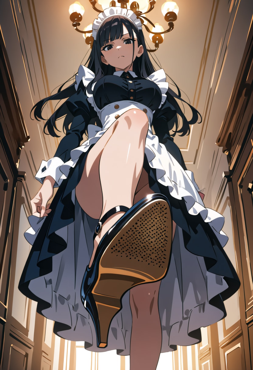 踏まれる寸前