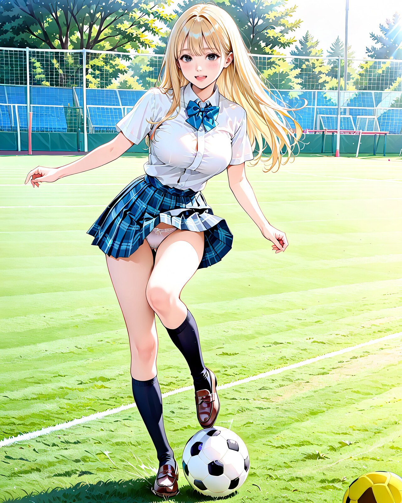 ボール金髪パンツ