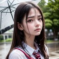 雨でずぶ濡れ 6枚目