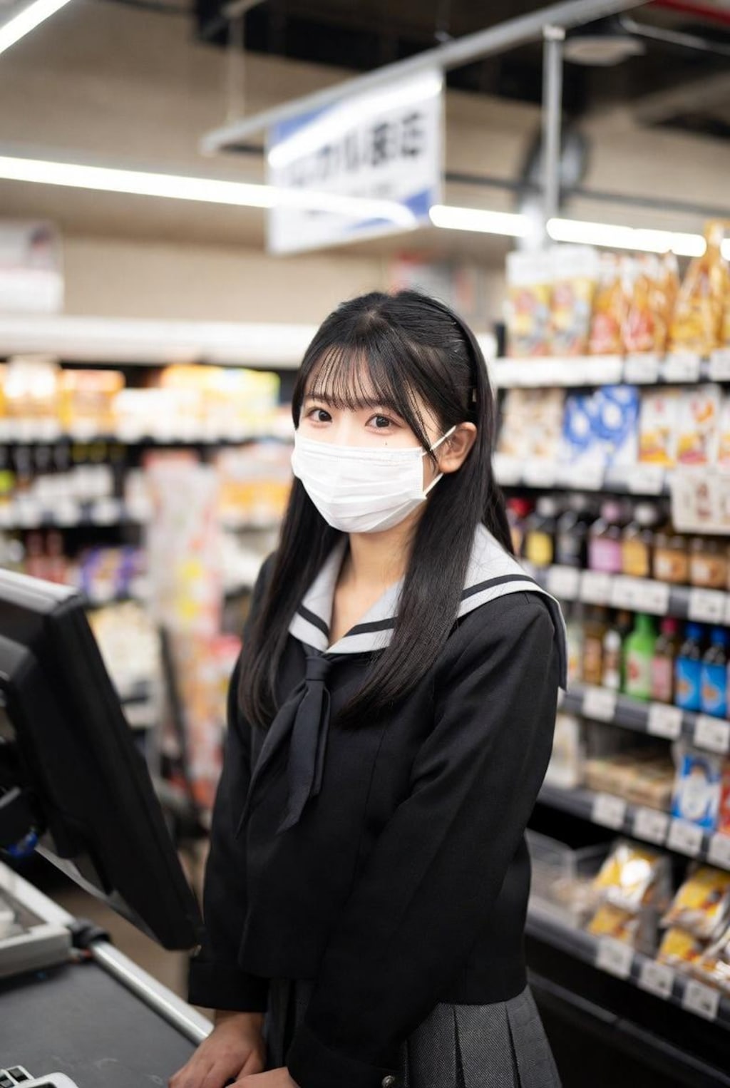 マスクでも美人