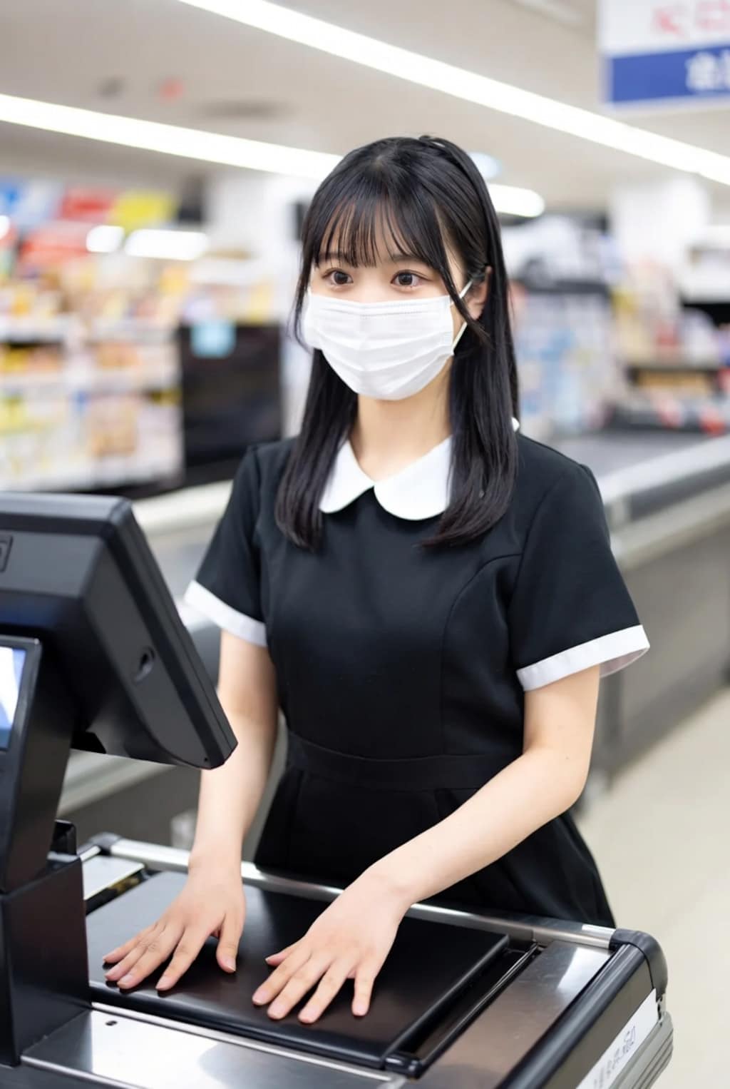 マスクでも美人