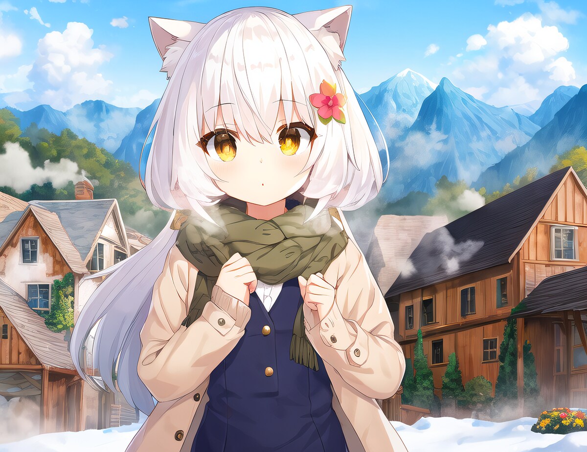 朝です