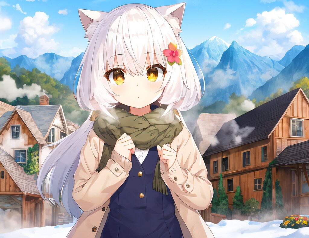 朝です